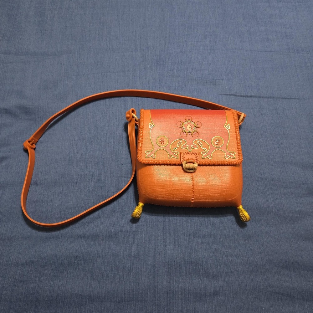 Disney Elena of Avalor Royal Crossbody Purse Handbag Jakks Pacific Red Orange